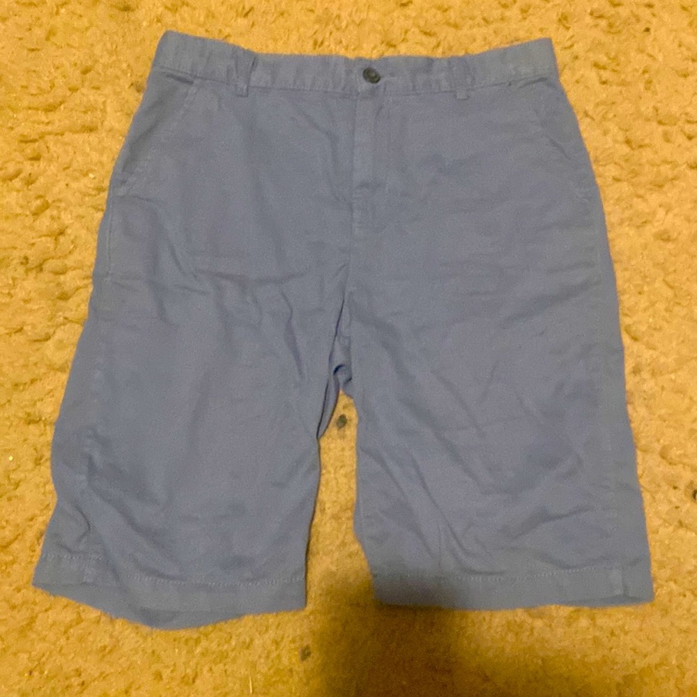 Dark Teal, Beige, and Multi Colored Cargo Shorts Size 16